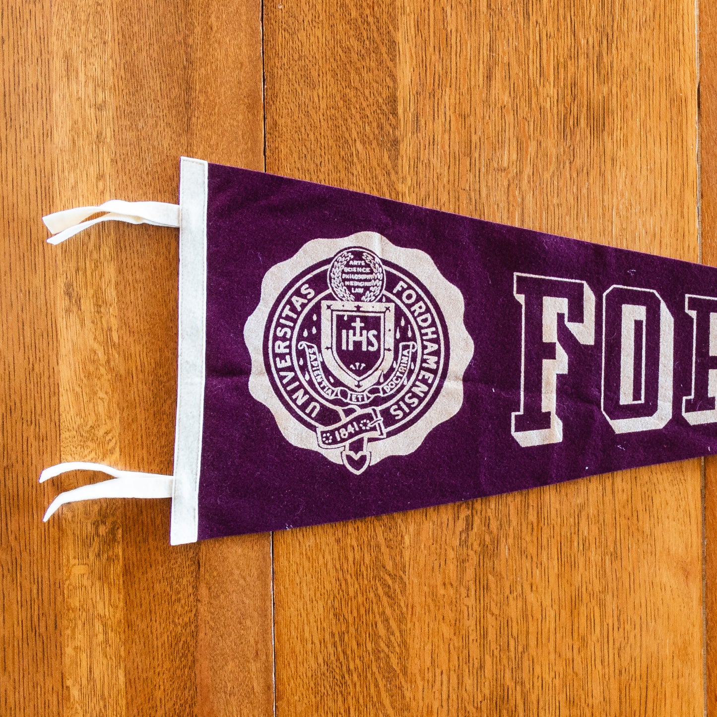 Fordham University Felt Pennant Vintage College Grad Gift