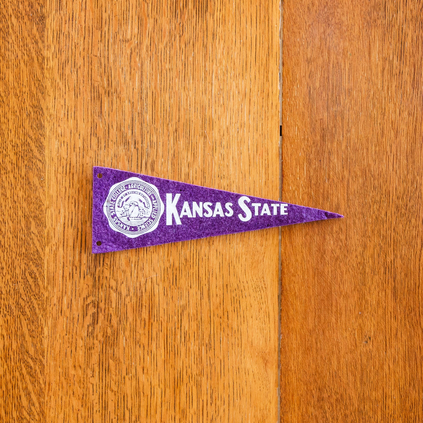 Kansas State University Mini Felt Pennant Vintage College Grad Gift