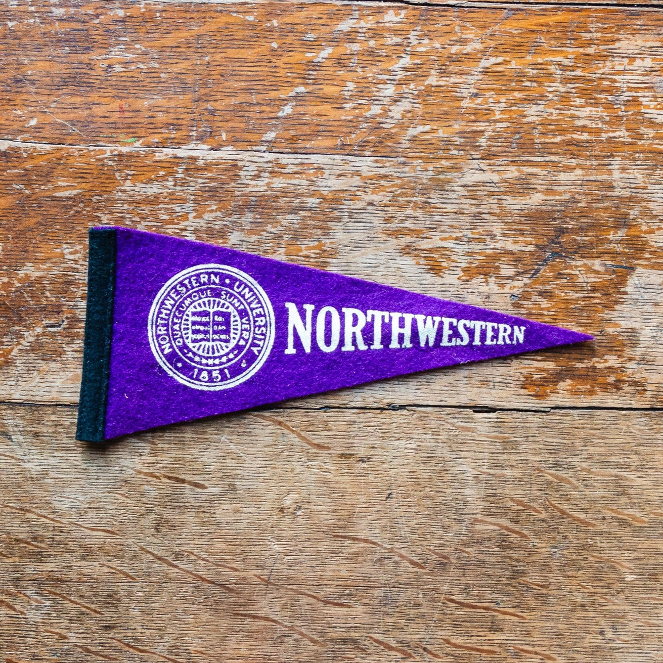 Northwestern University Mini Felt Pennant Vintage Office Wall Decor