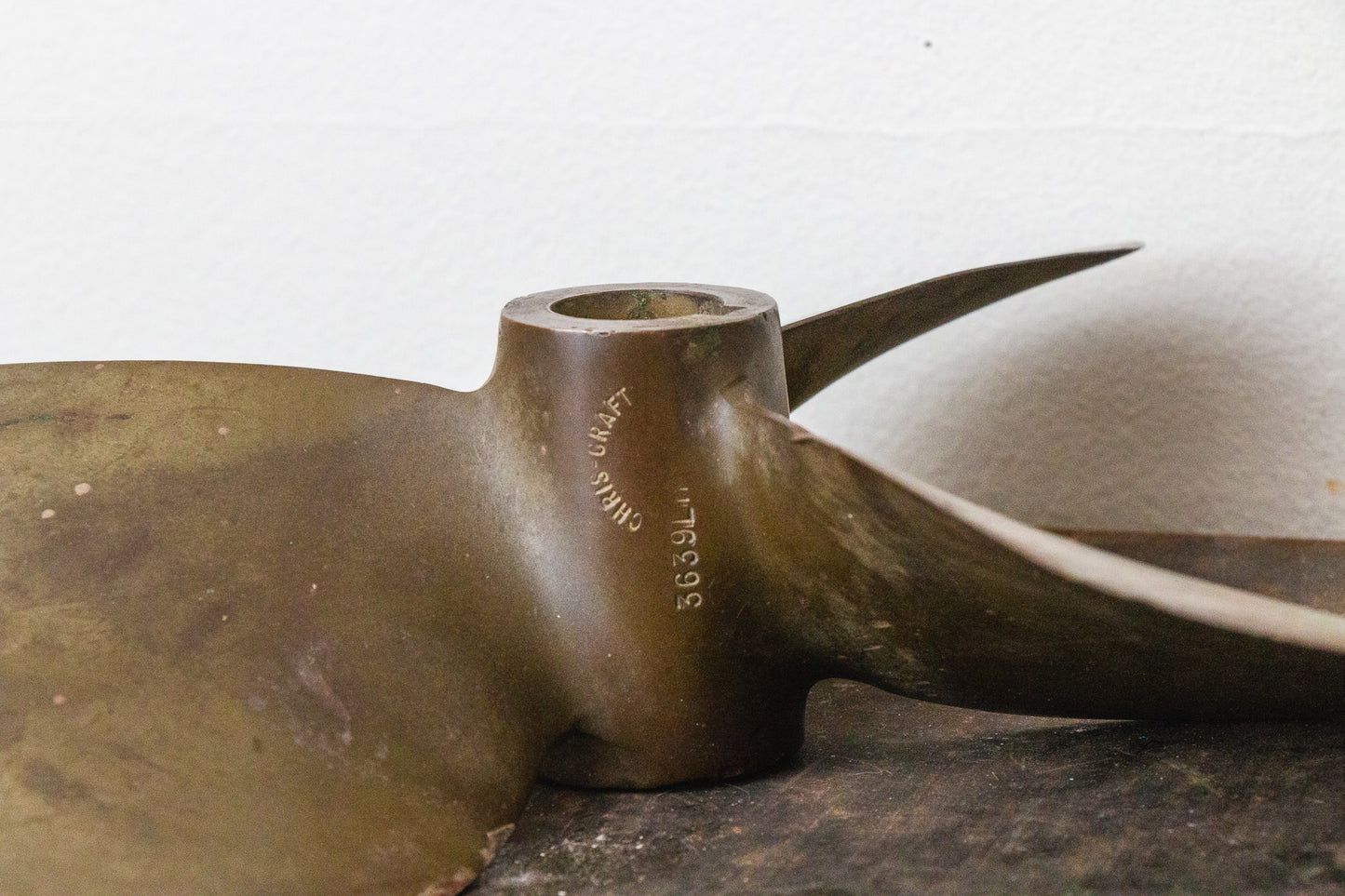 Chris Craft Brass Boat Propeller Vintage Left Hand Boat Part 3639L - Eagle's Eye Finds