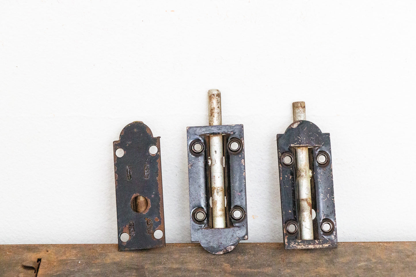 Barrel Bolt Sliding Door Latch Lock Set Vintage Restoration Hardware - Eagle's Eye Finds
