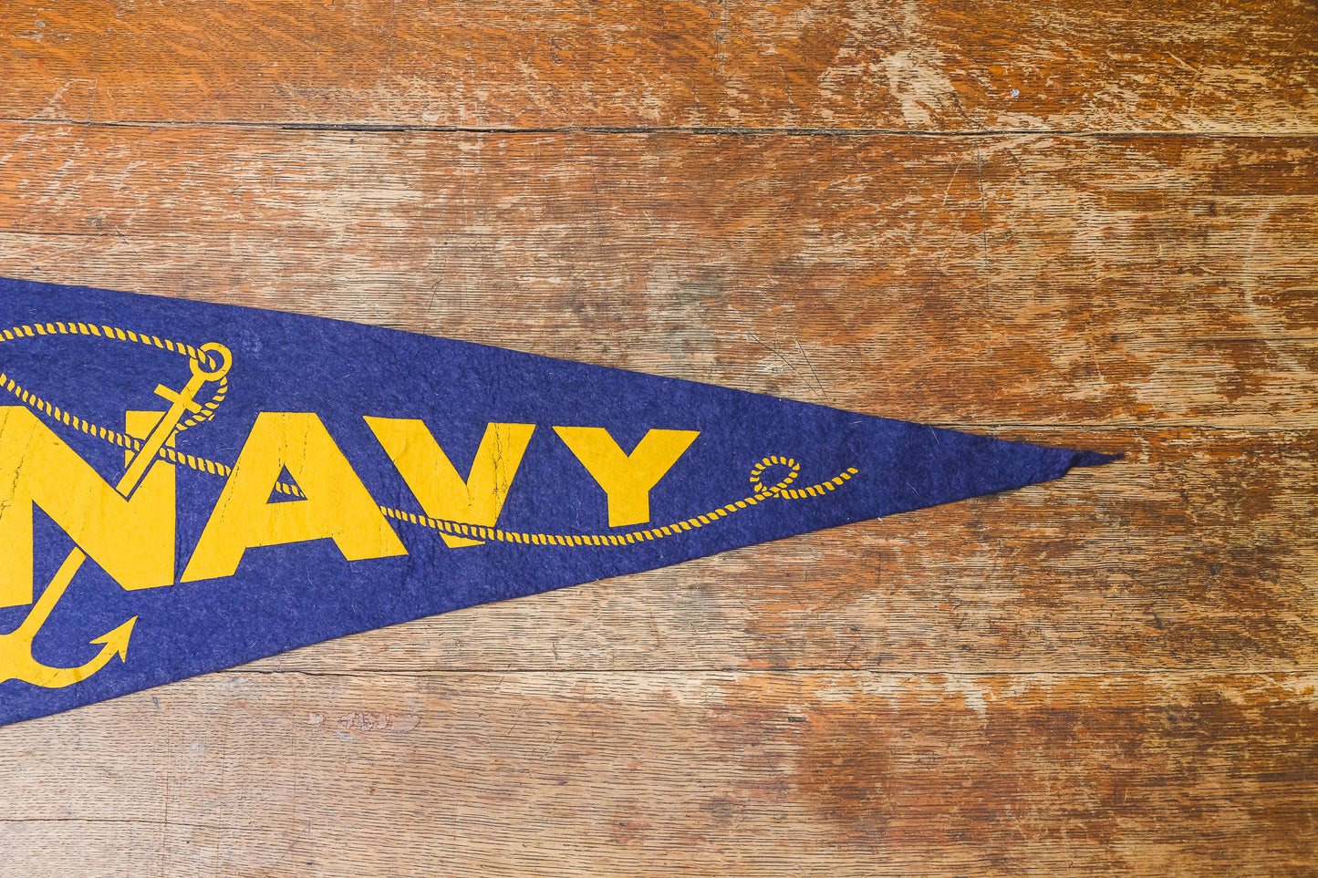 US Naval Academy Navy Felt Pennant Vintage College Grad Gift