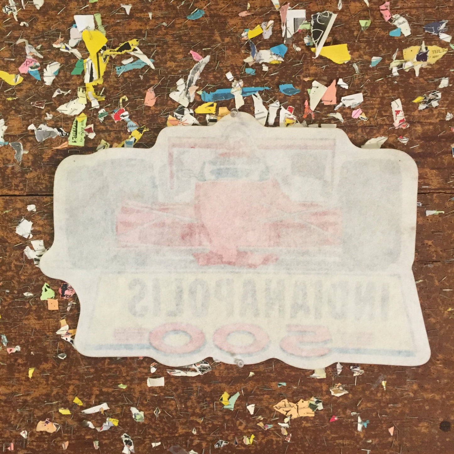 Indianapolis 500 Race Car Pennant Wall Hanging Decor - Eagle's Eye Finds