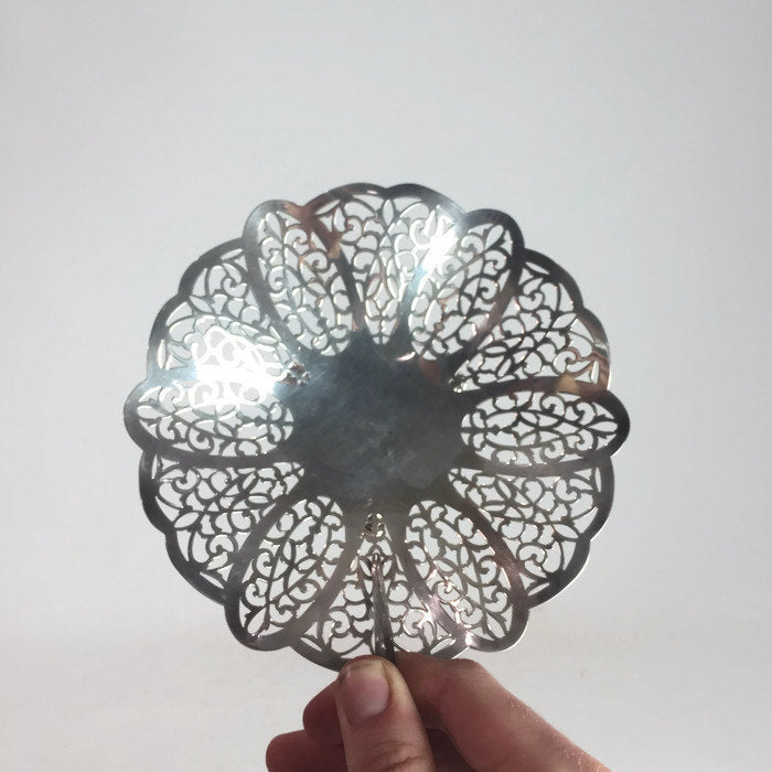 Silverplate Footed Candy Dish Vintage Lovelace Table Decor - Eagle's Eye Finds