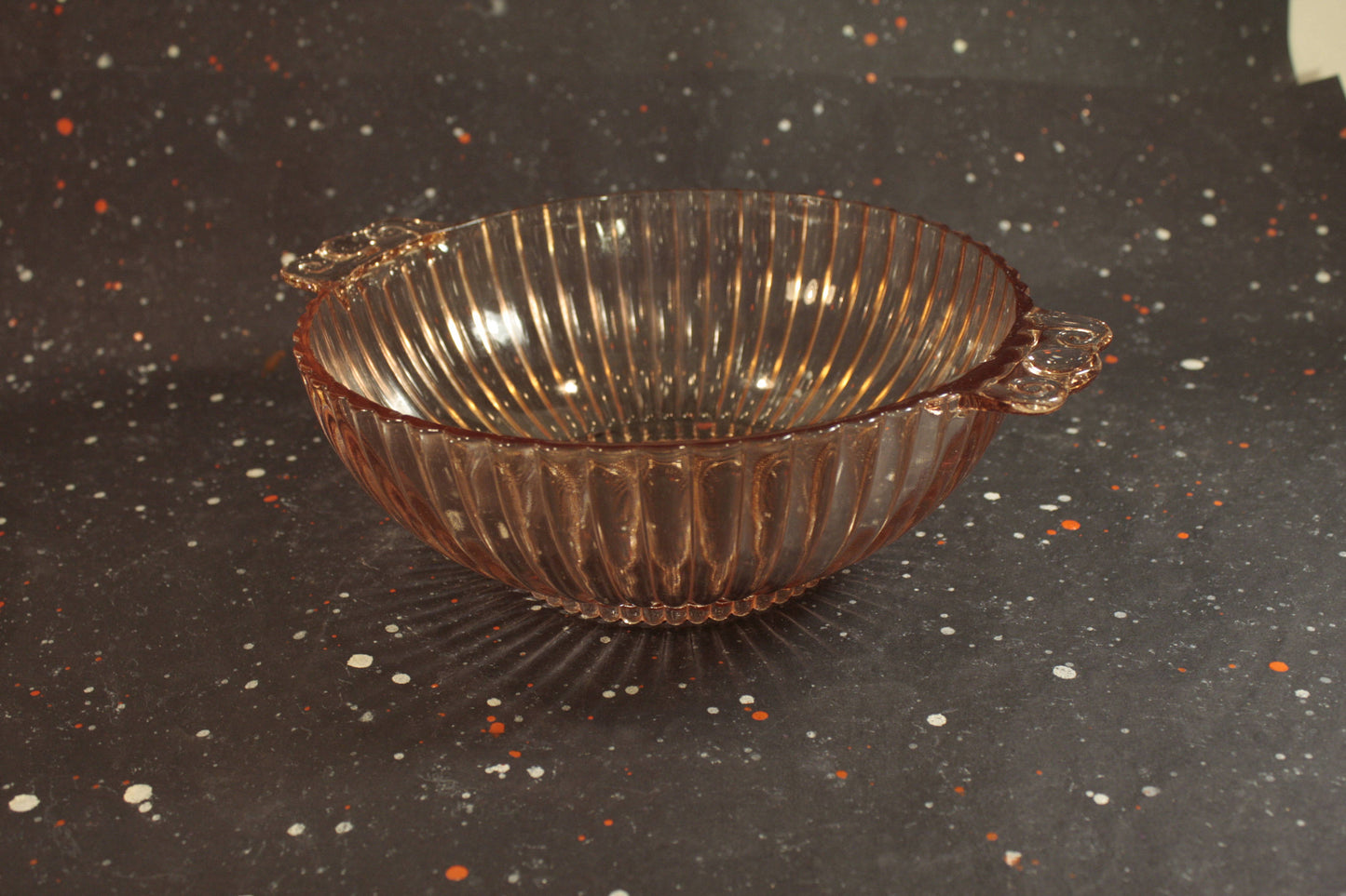 Oyster and Pearl Pink Bowl Vintage Depression Glass - Eagle's Eye Finds