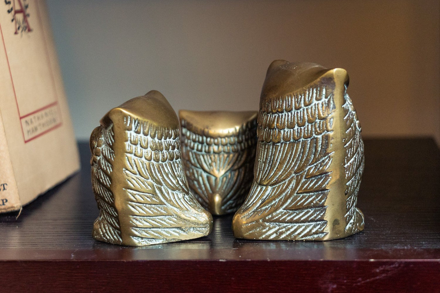 Brass Owl Figurines Vintage Gold Small Bird Set - Eagle's Eye Finds