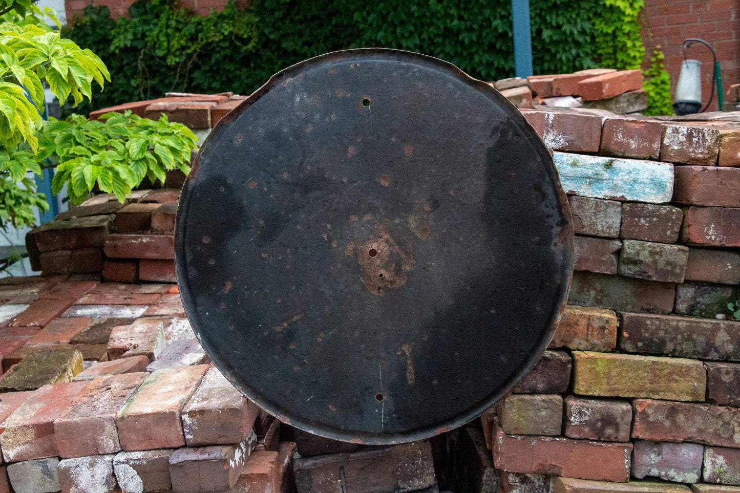 Railroad Crossing Sign Vintage Porcelain Signage - Eagle's Eye Finds