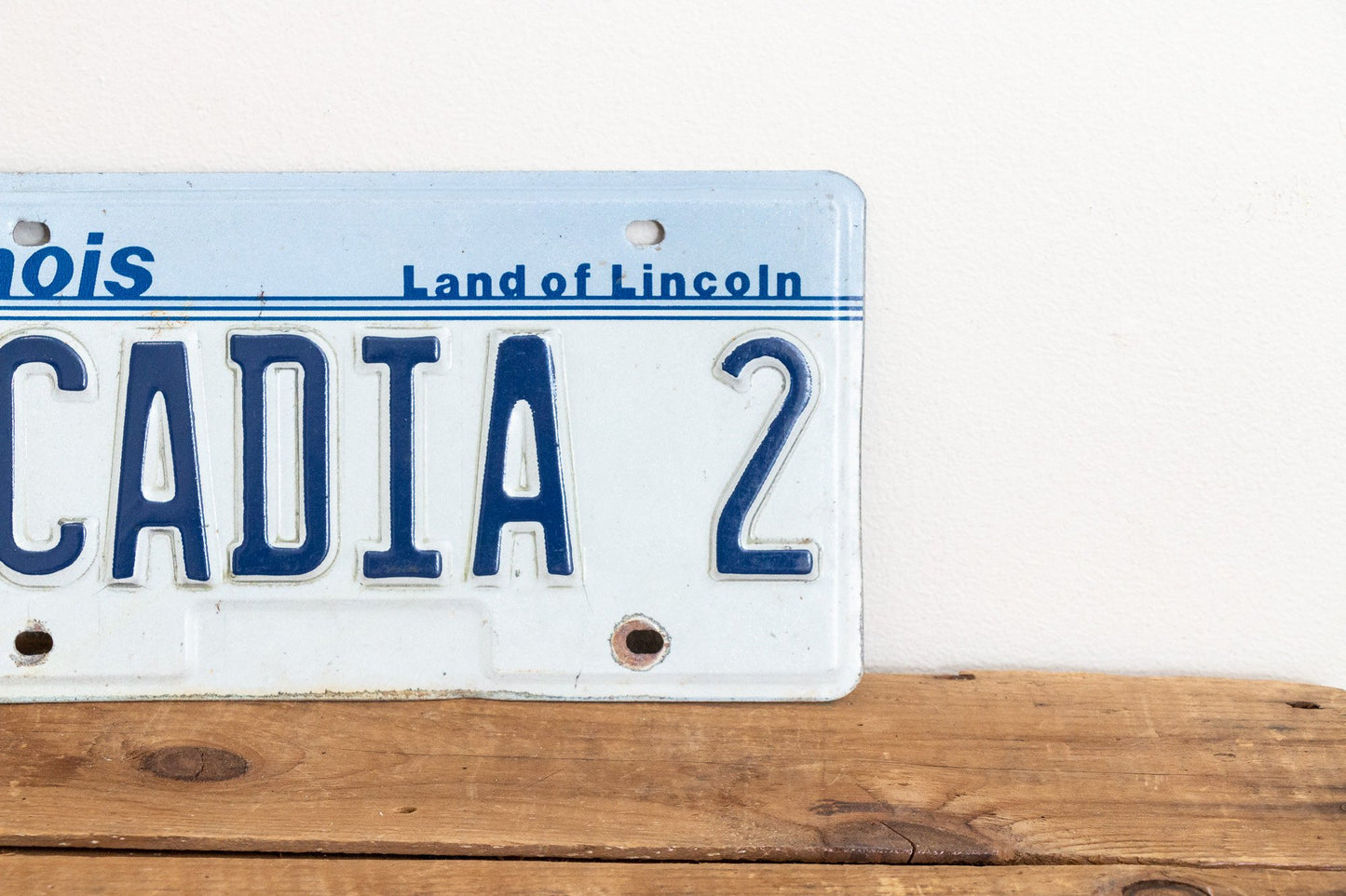 ACADIA 2 Illinois Vanity License Plate Vintage National Park Wall Hanging Decor - Eagle's Eye Finds