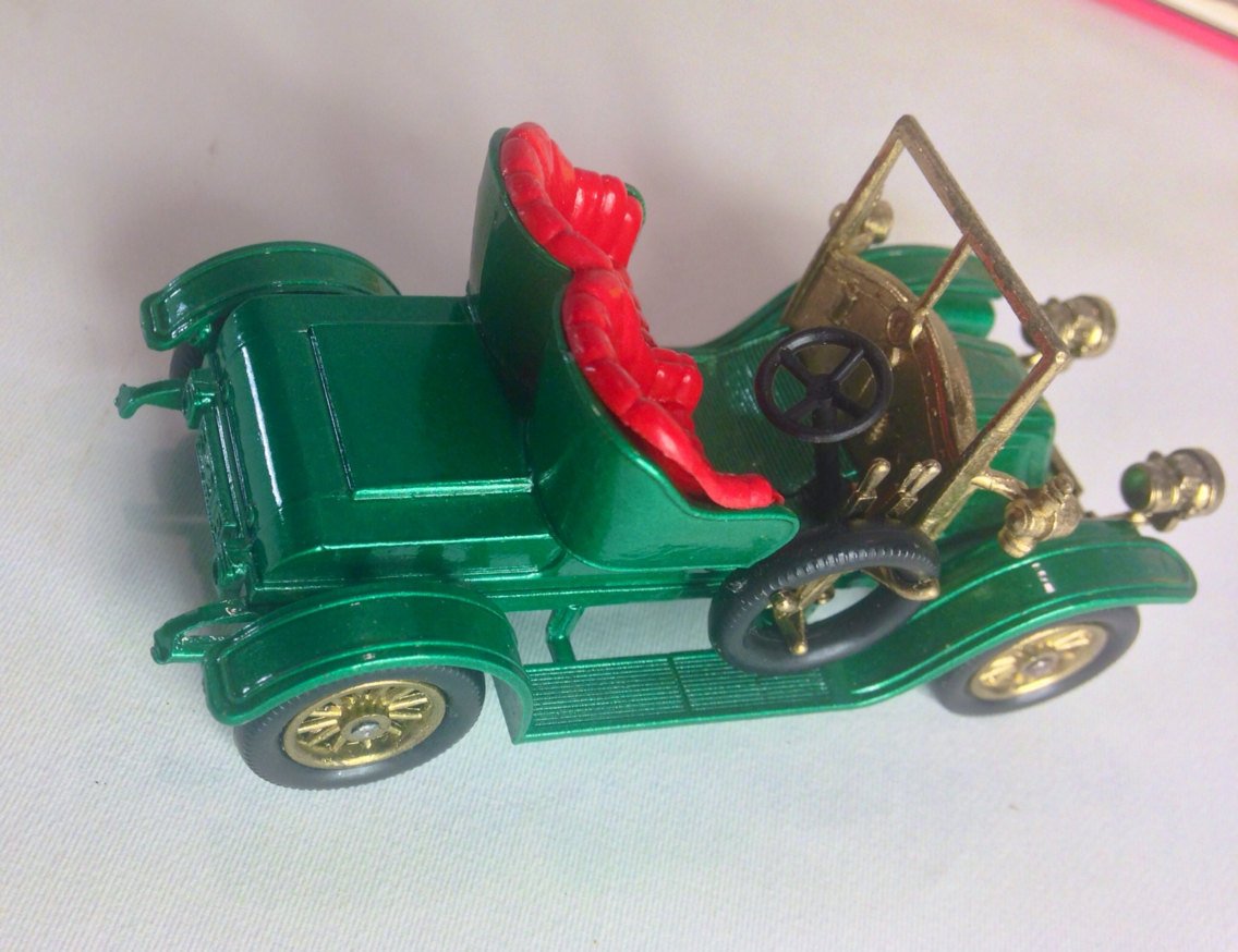 Green Lesney Matchbox 1911 Renault 2-Seater Y-2 Models of Yesteryear in Box, Mint Condition - Eagle's Eye Finds