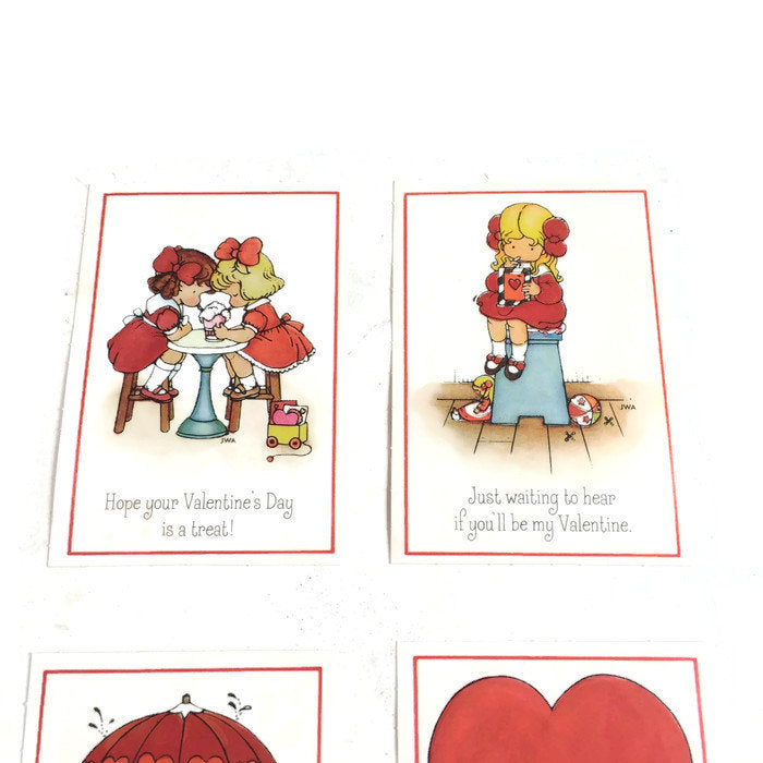 Vintage Hallmark Valentines Card Set of 6 - Eagle's Eye Finds