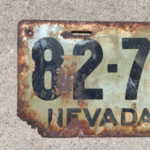 1922 Nevada License Plate Vintage Early Garage Wall Decor