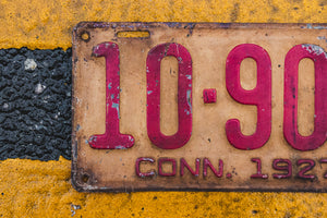 1927 Connecticut Truck License Plate Vintage Wall Decor 10-908
