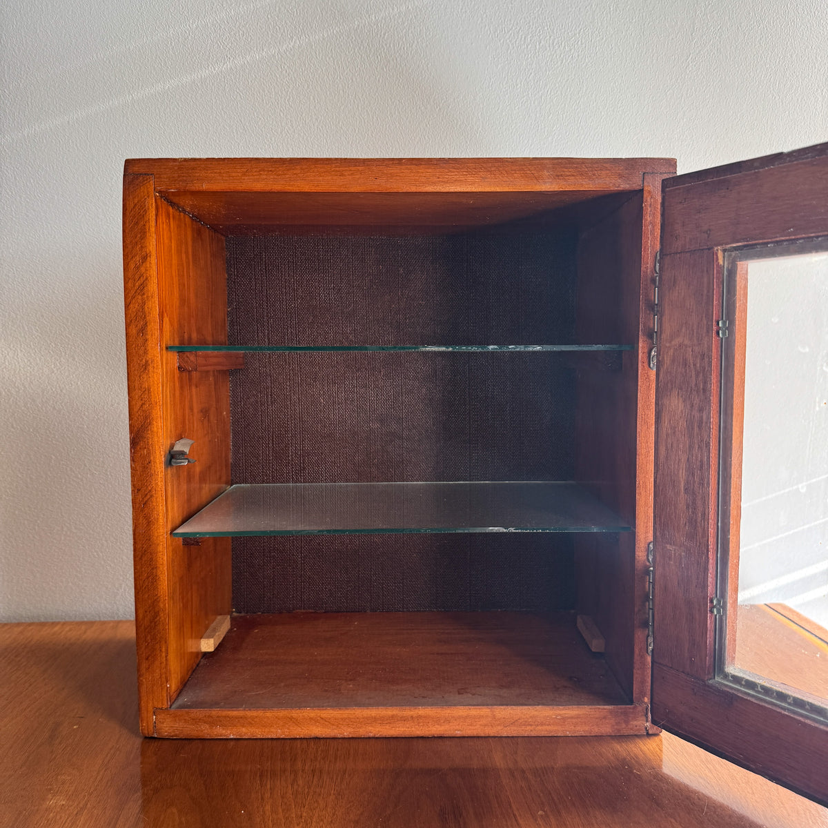 1930 Era Barbershop Antiseptic Sterilizer Storage Cabinet Medical Display Case
