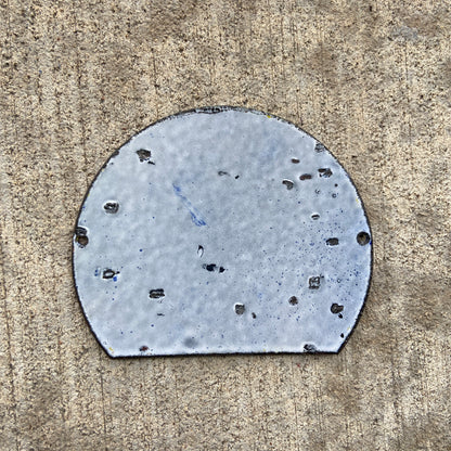 1930 Era California UCT Porcelain License Plate Topper Badge Fraternal Order