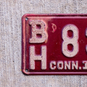 1935 Connecticut License Plate Vintage Auto Wall Decor BH 83