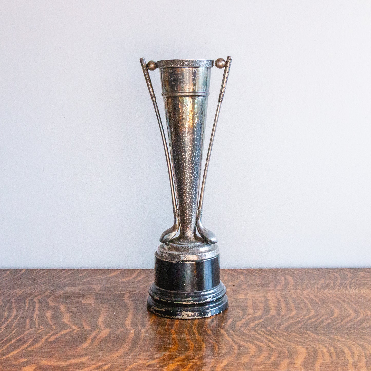 1938 Golf League Trophy Vintage Sports Shelf Decor