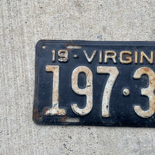 Load image into Gallery viewer, 1941 Virginia License Plate Vintage Black White Wall Decor 197349
