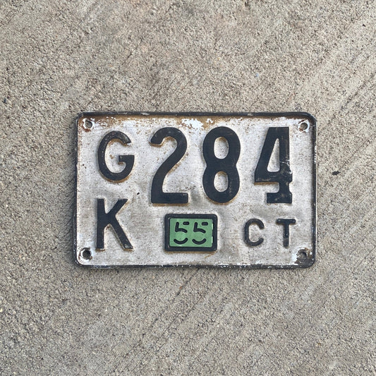 1948 1955 Connecticut License Plate Vintage Auto Wall Decor GK 284