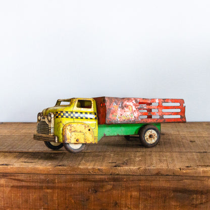 1950s Wyandotte Pressed Steel Stake Truck Pickway Pastures Dairy