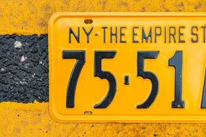 1955 1956 New York License Plate 75-51AA Car Show Plate
