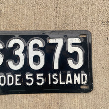 Load image into Gallery viewer, 1955 Rhode Island License Plate Black White Wall Decor S3675
