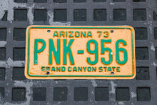 Load image into Gallery viewer, 1973 Arizona License Plate Vintage Wall Decor PNK 956

