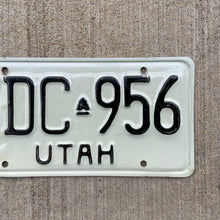 Load image into Gallery viewer, 1975 Utah License Plate Vintage Black White Modern Industrial Wall Decor
