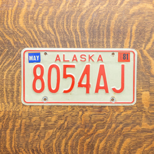1976 Alaska Truck License Plate Vintage Auto Wall Decor