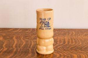 Sigma Chi Tiki Mug Vintage Tropical Fraternity Bar Decor