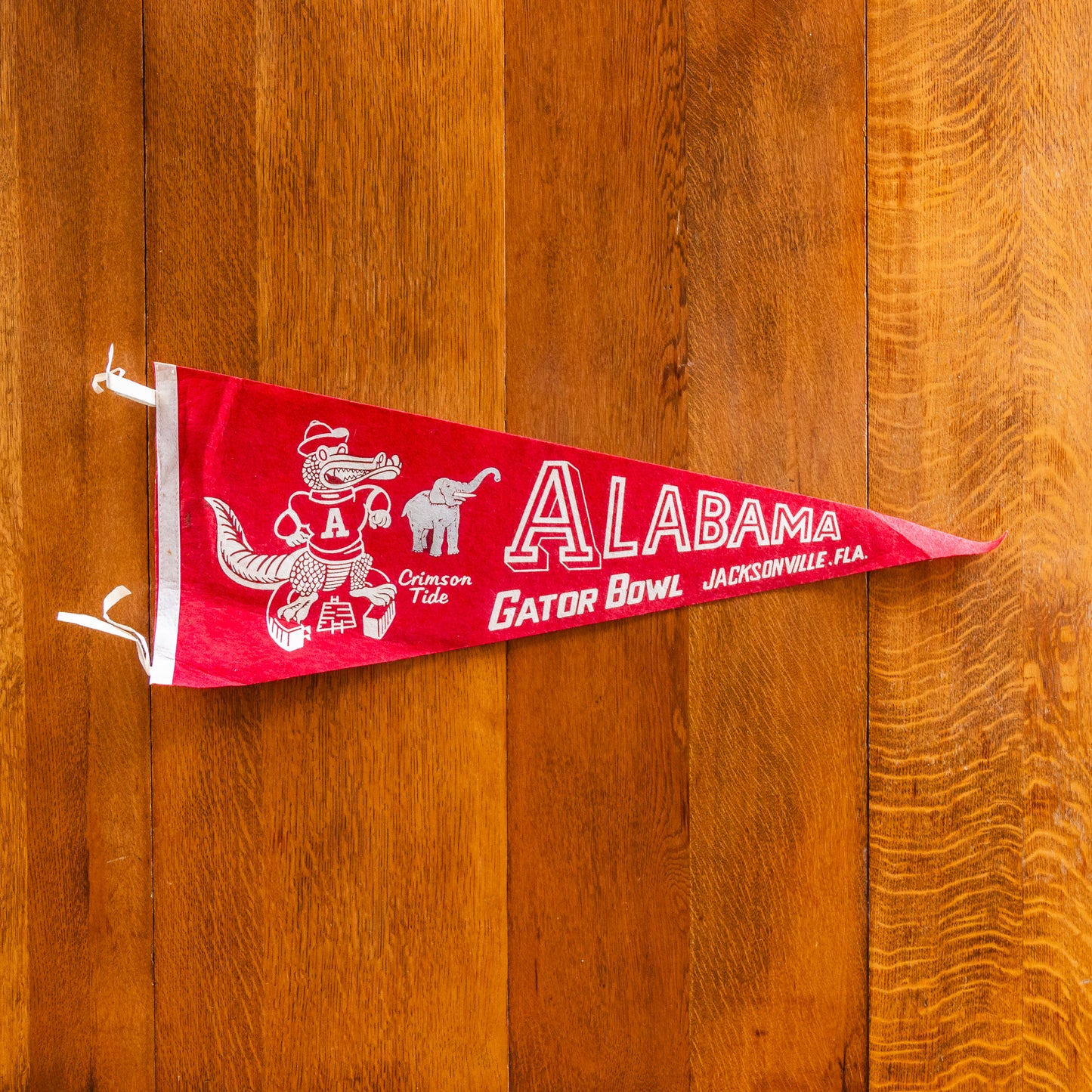 Alabama Crimson Tide SEC Pennant Flag - 12x30 Inch Felt College Banner