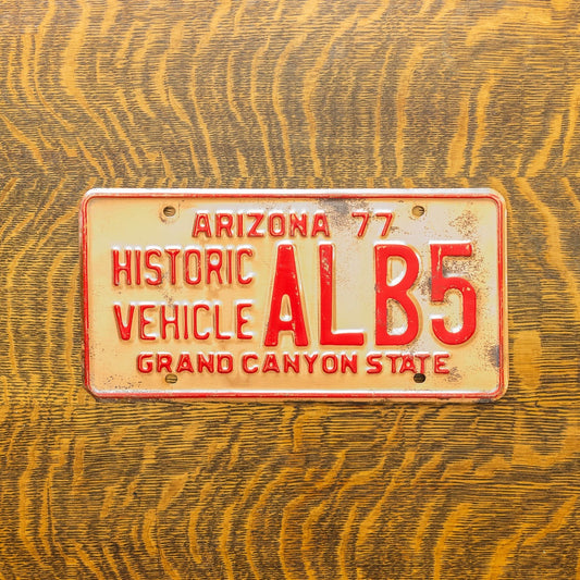 1977 Arizona Historic License Plate