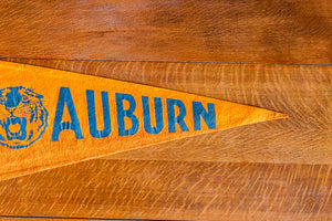 Auburn University Felt Pennant Vintage Tigers Memorabilia