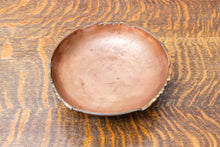 Load image into Gallery viewer, Elegant Vintage Copper Footed Decorative Bowl
