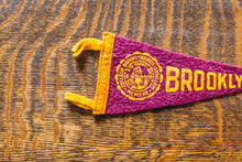 Load image into Gallery viewer, Brooklyn College Felt Pennant Vintage New York University Wall Decor
