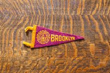 Load image into Gallery viewer, Brooklyn College Felt Pennant Vintage New York University Wall Decor
