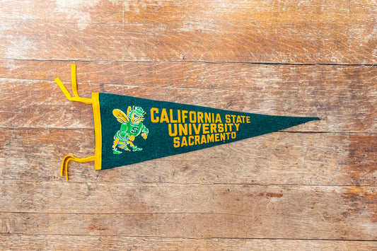 California State University Sacramento Felt Pennant Vintage Wall Decor