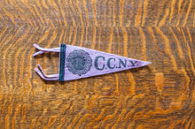 Load image into Gallery viewer, City College of New York Felt Pennant Vintage CCNY University Wall Decor
