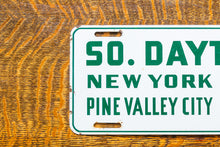 Load image into Gallery viewer, South Dayton License Plate Vintage New York Pine Valley City Christmas Wall Decor
