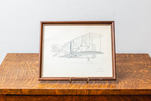 Load image into Gallery viewer, 1985 Kittyhawk Plane Engravings by DeMarco Vintage Wall Hanging Decor
