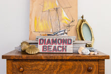 Load image into Gallery viewer, Diamond Beach Cape May New Jersey Vintage Painted Wood Sign
