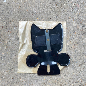 1960s Felix the Cat License Plate Topper with Moving Eyes