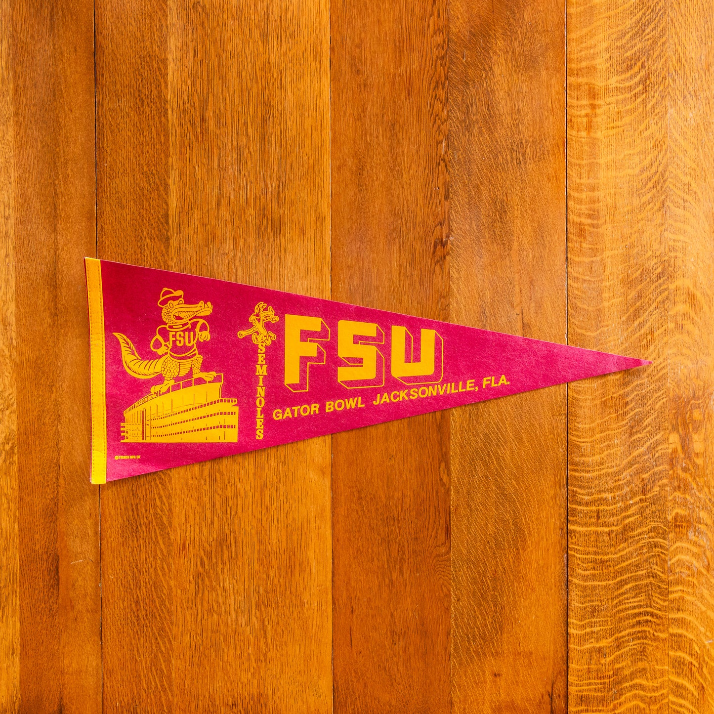 1982 FSU Gator Bowl Felt Pennant Photo