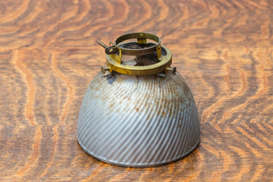 Gray Mercury Lamp Shade Antique Industrial Lighting