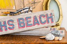 Load image into Gallery viewer, Highs Beach Cap May New Jersey Vintage Painted Wood Sign

