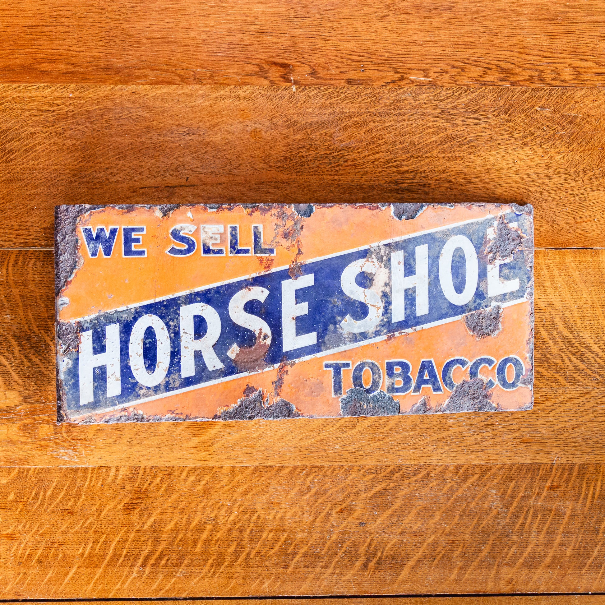 horseshoe chewing tobacco 1960s Horse Shoe Tobacco Porcelain Flange Sign horseshoe chewing tobacco 1960s Horse Shoe Tobacco Porcelain Flange Sign