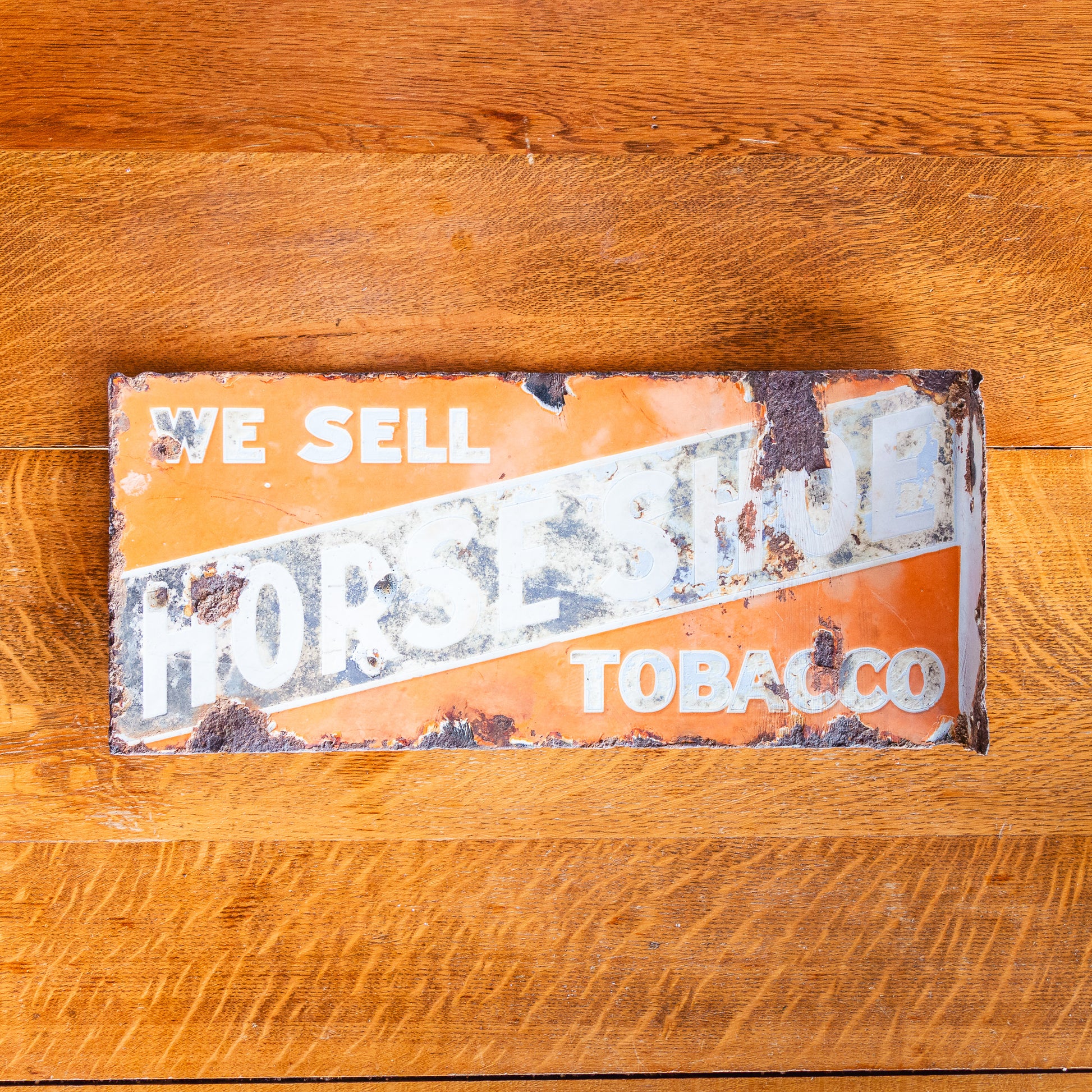 horseshoe chewing tobacco 1960s Horse Shoe Tobacco Porcelain Flange Sign horseshoe chewing tobacco 1960s Horse Shoe Tobacco Porcelain Flange Sign