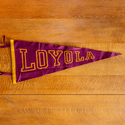 Loyola University Chicago Felt Pennant Vintage College Wall Decor