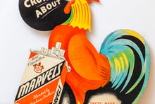 Load image into Gallery viewer, Vintage Marvels Cigarettes Rooster Countertop Display
