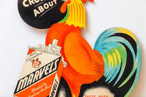 Vintage Marvels Cigarettes Rooster Countertop Display