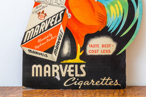 Vintage Marvels Cigarettes Rooster Countertop Display